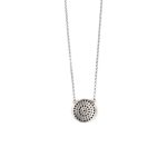 Round Evil Eye Necklace - Sterling Silver 925 and Zircon - Image 2