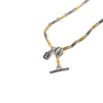 Byzantine Chain - 925 Sterling Silver and Gold Plated - Image 2