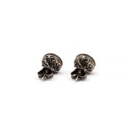 Byzantine Stud Earrings with Pacific Opal Swarovski Stone - Sterling Silver 925 Gold Plated - Image 4