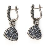 Byzantine Earrings with Apatite Doublet Stone - Image 3