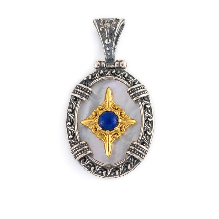 Byzantine Style - Lapis Lazuli Pendant - Image 1