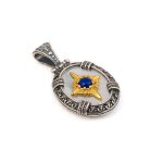 Byzantine Style - Lapis Lazuli Pendant - Image 2