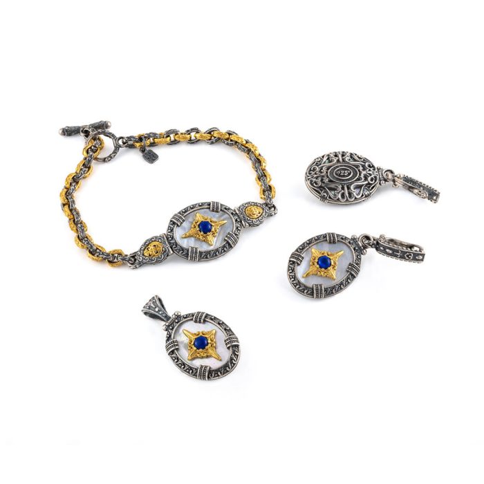 Byzantine Style - Lapis Lazuli Pendant - Image 4