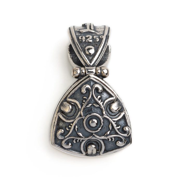 Byzantine Amazonite Doublet Stone Pendant - Image 2
