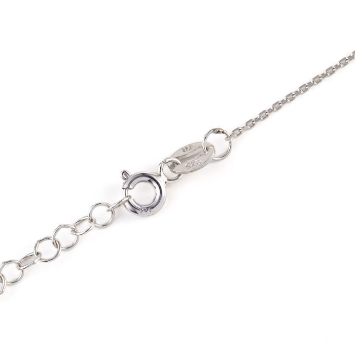 Owl Zircon Necklace - 925 Sterling Silver - Image 3