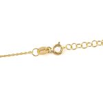 Owl Zircon Necklace - 925 Sterling Silver Gold Plated - Image 2