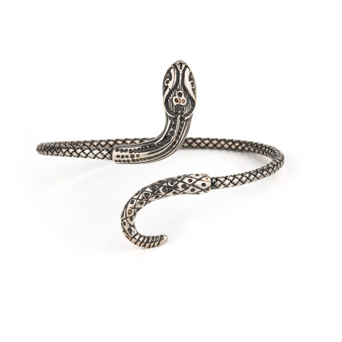 Snake Cuff Bracelet  – 925 Sterling Silver - Image 1