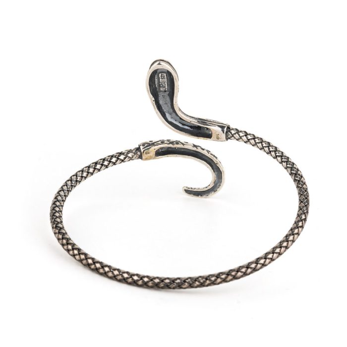 Snake Cuff Bracelet  – 925 Sterling Silver - Image 4