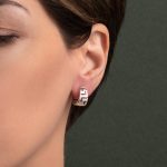 Earrings with Greek Key design - Image 2