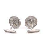 Goddess Athena Chalinitis Cufflinks - Sterling Silver and Gold Plated - Image 2