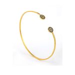 Evil Eye Bracelet with Zircons - Sterling Silver and Gold Plated - Image 2