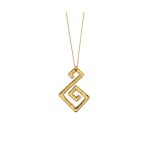 Greek Key Meander Lace Pendant - Image 2
