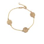 Phaistos Disc Bracelet - Gold 14K