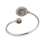 Goddess Athena Coin Hinge Bracelet – Sterling Silver 925 - Image 4