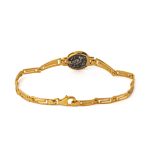 Goddess Athena Coin Link Bracelet – 925 Sterling Silver and Gold Plated - Image 3