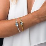 Goddess Athena Coin Link Bracelet – 925 Sterling Silver and Gold Plated - Image 2
