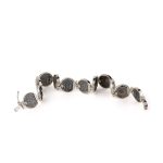 Ancient Greek Coin Link Bracelet – 925 Sterling Silver - Image 3