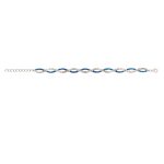Meandros Link Bracelet – 925 Sterling Silver and Opal - Image 2