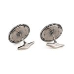 Phaistos Disc Cufflinks – 925 Sterling Silver - Image 2