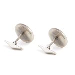 Greek Goddess Athena Cufflinks - Sterling Silver - Image 2