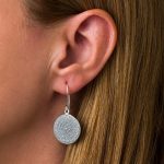 Phaistos Disc Dangle Earrings - 925 Sterling Silver - Image 2