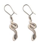Snake Dangle Earrings – 925 Sterling Silver - Image 3