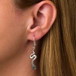 Snake Dangle Earrings – 925 Sterling Silver - Image 2