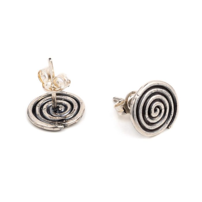 Circle of Life Stud Earrings in Sterling silver - Image 2