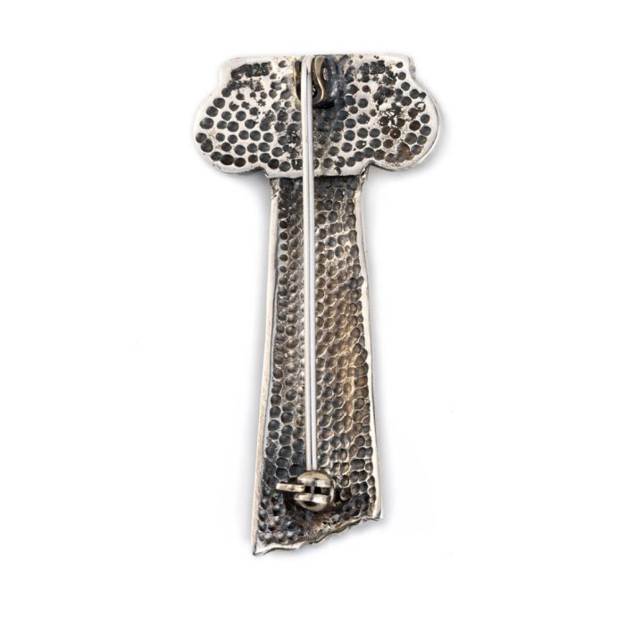 Sterling Silver Brooch Ionic Column - Image 2