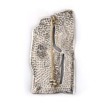 Spartan Mural Reproduction Silver Pendant Brooch - Image 2