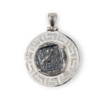 Goddess Athena Pendant - Sterling Silver - Image 4