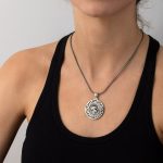 Goddess Athena Pendant - Sterling Silver - Image 2