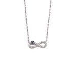 Evil Eye Infinity Necklace with Zircon