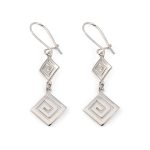 Greek Meander Earrings