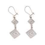 Greek Meander Earrings – 925 Sterling Silver - Image 3