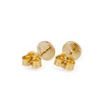 Tiny Evil Eye Stud Earrings - Sterling Silver and Gold Plated - Image 3