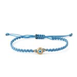Evil Eye Siel Macrame Bracelet – 925 Sterling Silver
