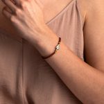 Evil Eye Brown Bracelet – 925 Sterling Silver and Gold Plated - Image 2