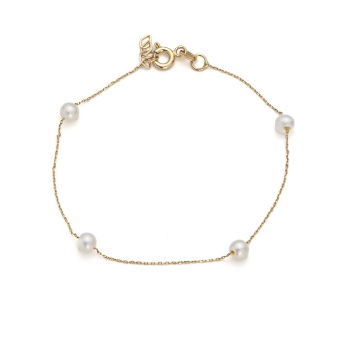 Pearls Bracelet - 14k Gold - Image 1