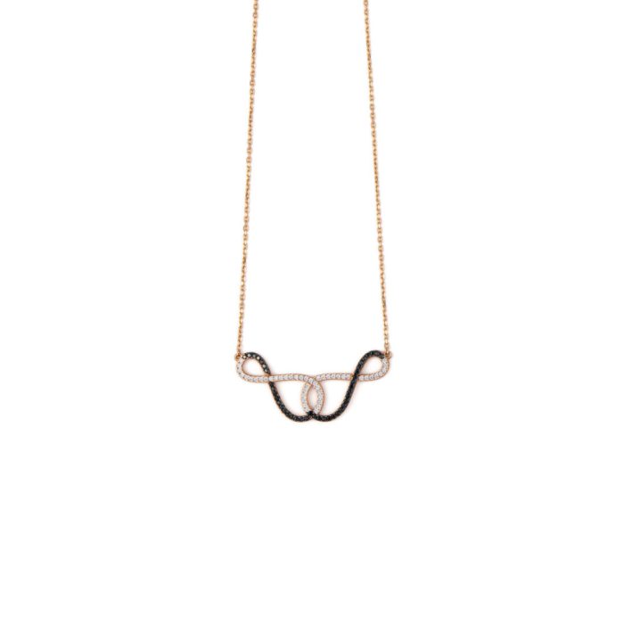 Infinity Necklace - 14K Yellow Gold - Image 1