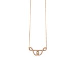 Infinity Necklace - 14K Yellow Gold - Image 2