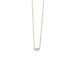 Eye Necklace 14K Yellow Gold