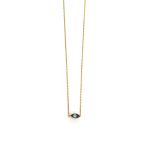 Eye Necklace 14K Yellow Gold - Image 2