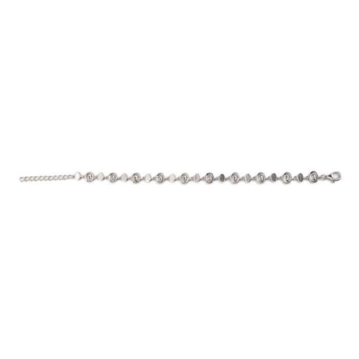 Spiral Bracelet - 925 Sterling Silver with Opal - Image 3