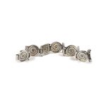 Greek Key Spiral Link Bracelet – 925 Sterling Silver - Image 4