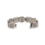Greek Key Spiral Link Bracelet – 925 Sterling Silver - Image 3