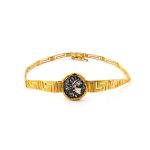 Goddess Athena Coin Link Bracelet – 14K Gold