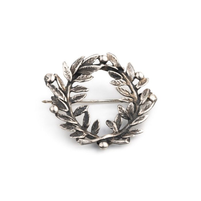 Olive Wreath Brooch - Image 1
