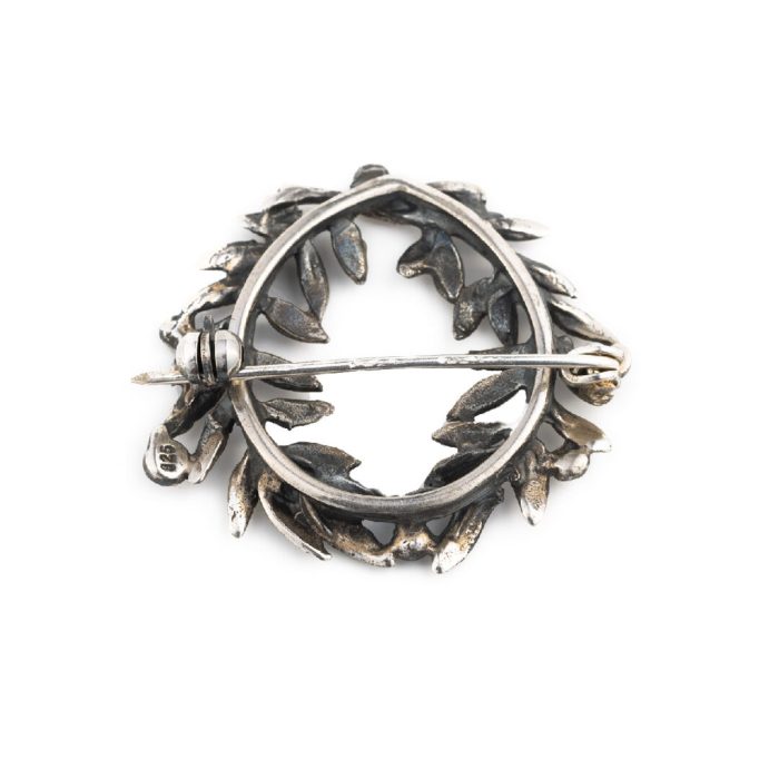 Olive Wreath Brooch - Image 2