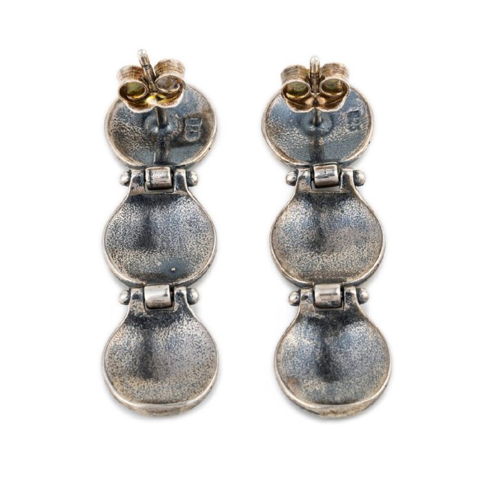 Phaistos Disk Drop Earrings - Image 2